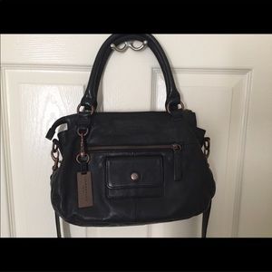 Liebeskind Francine Black Leather Satchel